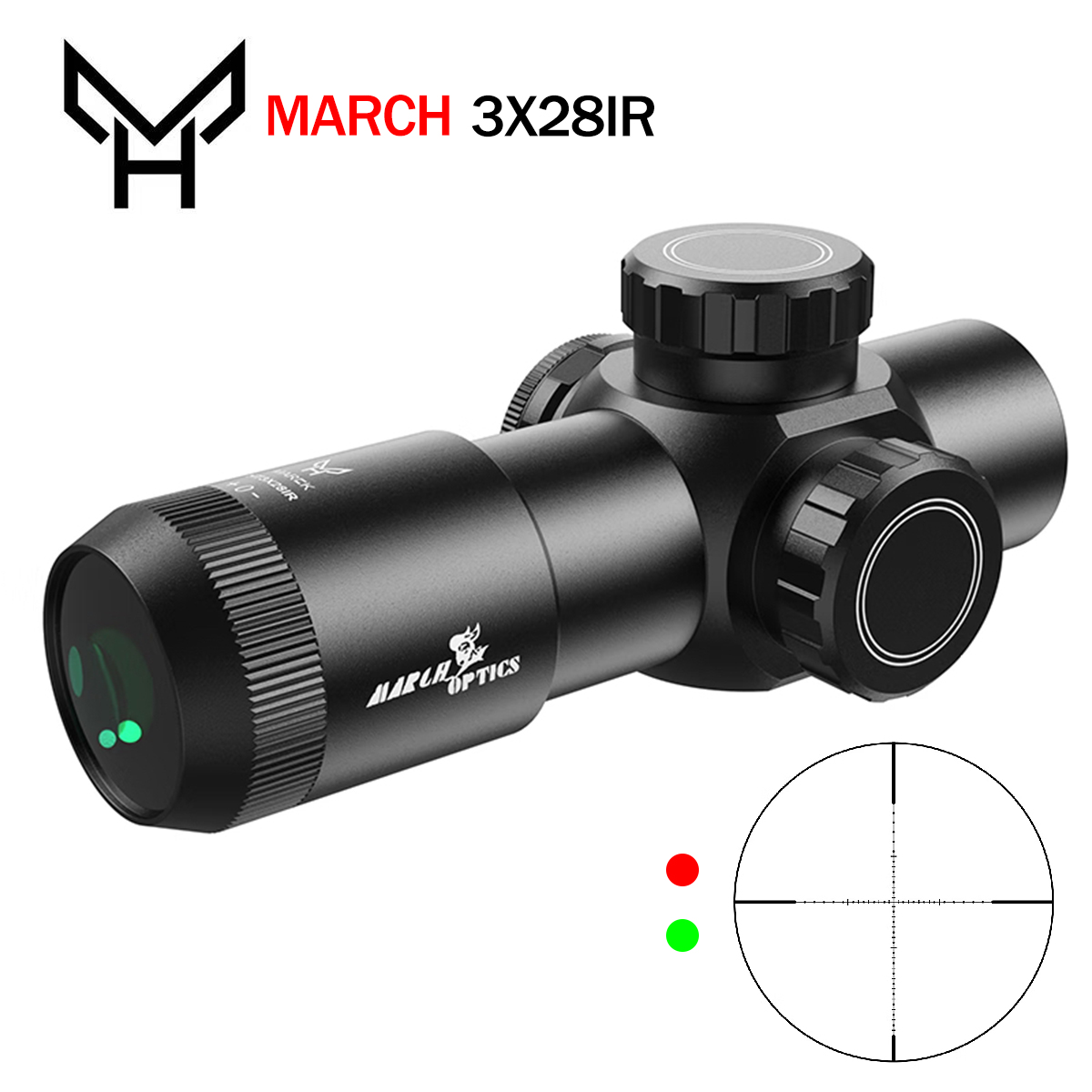 Outdoor Hunting Range - Tactical HT 3X28IR Optics Scope Airsoft