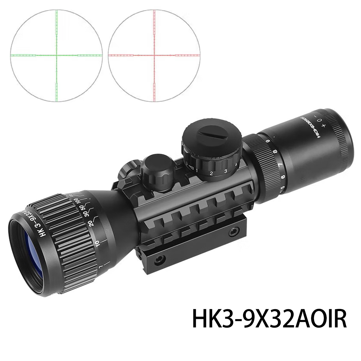 Outdoor Hunting Range - MARCH HK 3-9X32AOIR Tactical Compact Scope