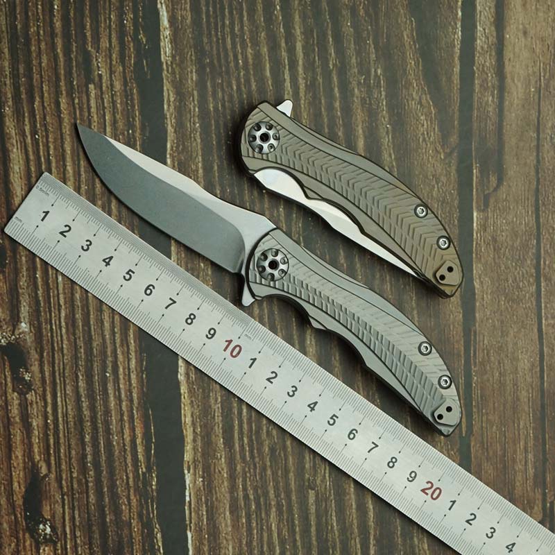 Knife Hunting Fixed Blade - New 0609 0609BRZ Folding Knife Mark