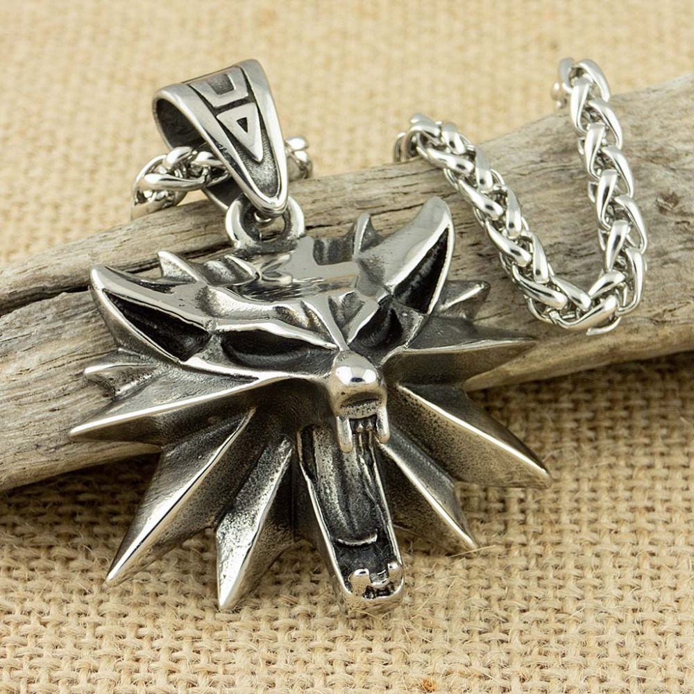 Wildman Hunting & Outdoor Linton'S Corner Silver Lakes - 53*43mm Stainless Steel the Wizard wolf
