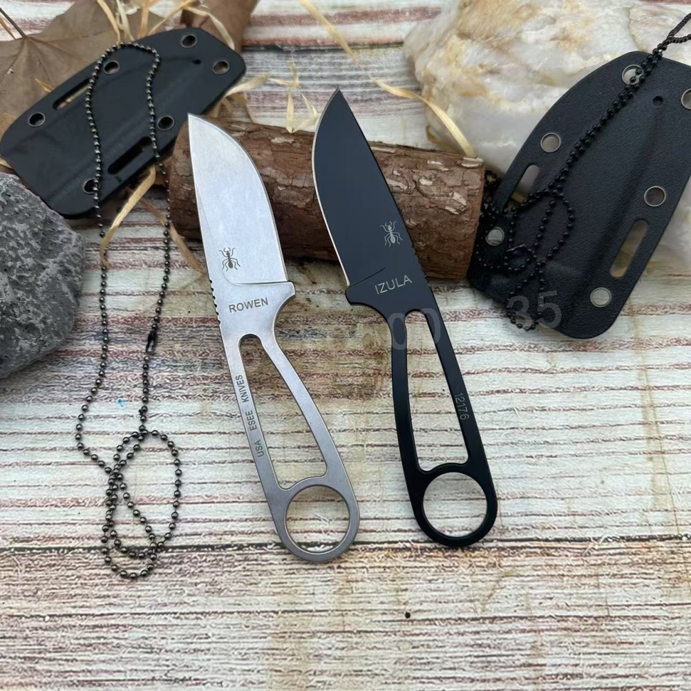 Knife Hunting Fixed Blade - IZULA High-Strength Straight Knife D2 Steel