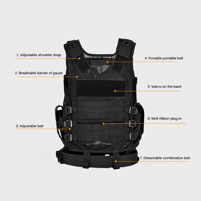 Adjustable Molle Tactical Vest - Outdoor Hunting Coat review and price
