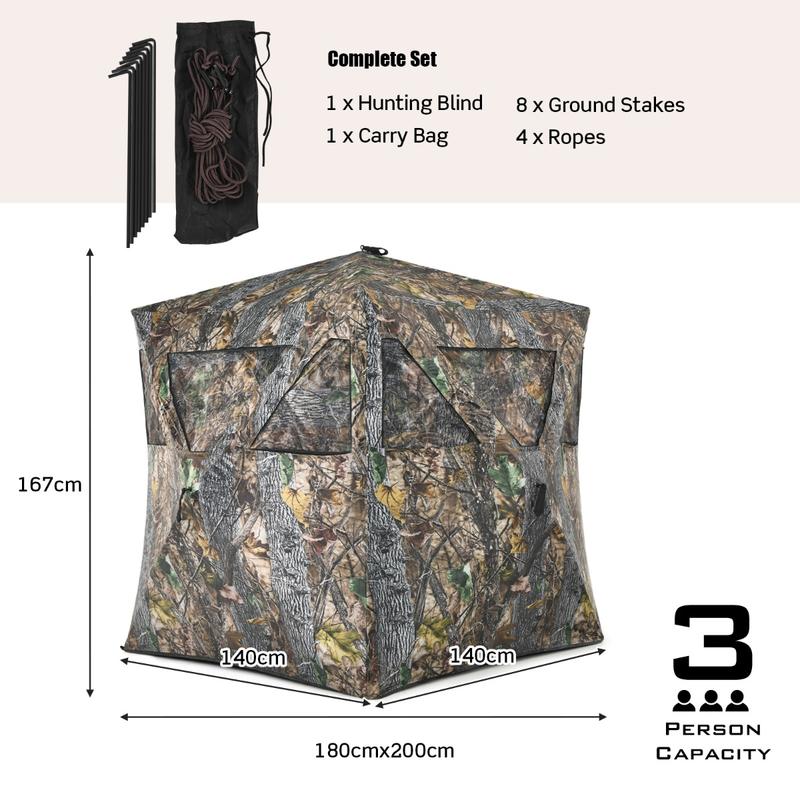 Portable Hunting Blind with Gr - Hunting & Outdoor Supplies Photos review and price