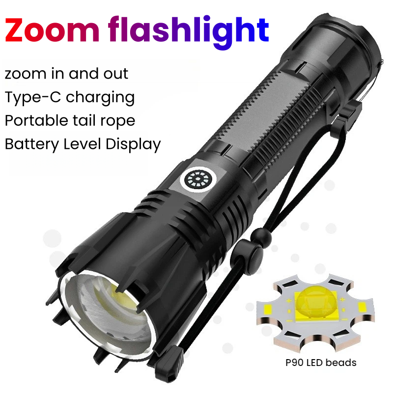 High-power P90 LED Flashlight  - Hunting & Outdoor Supplies Photos review and price