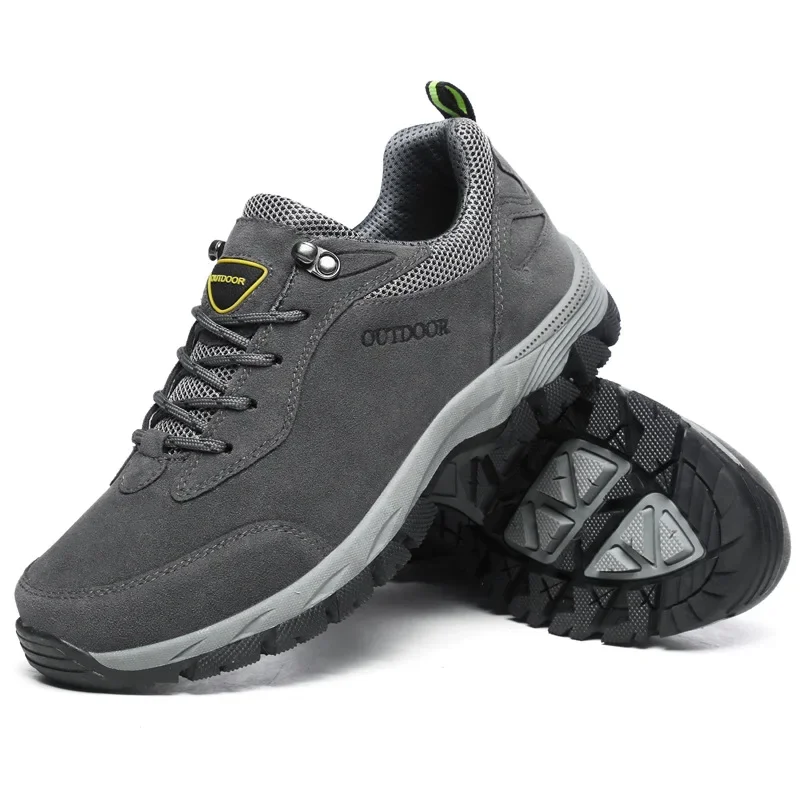 Men's Hiking Shoes Suede Leath - Hunting Outdoor Boots review and price