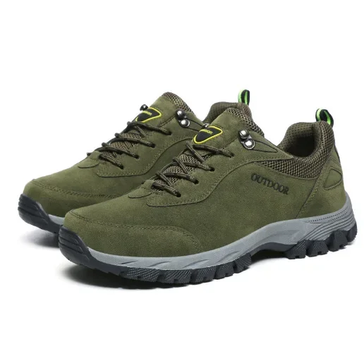 Men's Hiking Shoes Suede Leath - Hunting Outdoor Boots review and price