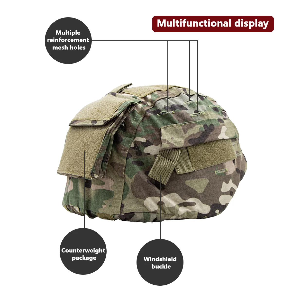 Helmet Camouflage Cover For MI - Hunting And Outdoor Shop review and price