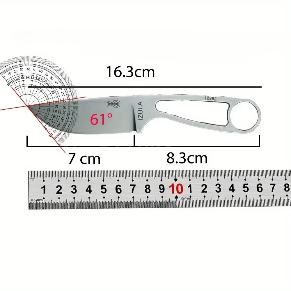 IZULA High-Strength Straight K - Knife Hunting Fixed Blade review and price